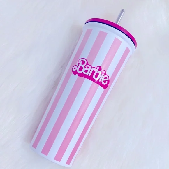 Barbie The Movie Stainless Steel Tumbler NWT Excellent Condition - Picture 10 of 10